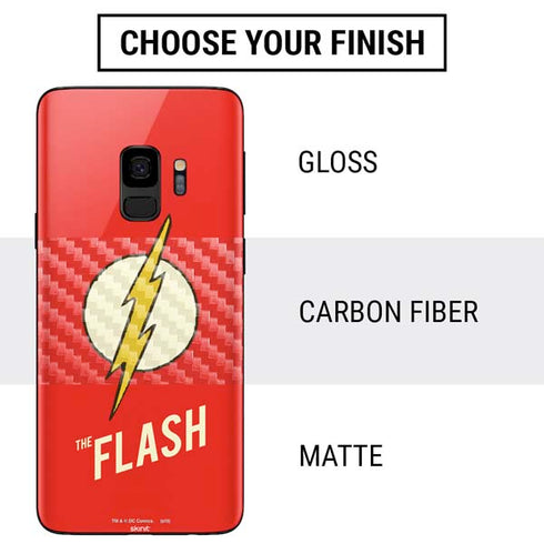 DC Comics The Flash Classic Emblem Galaxy S9 Skin